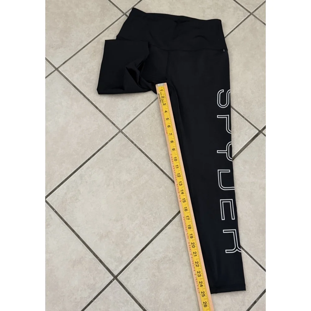 SPYDER HIGH RISE LEGGING 25” BLACK COLOR SIZE SMALL - Picture 4 of 7